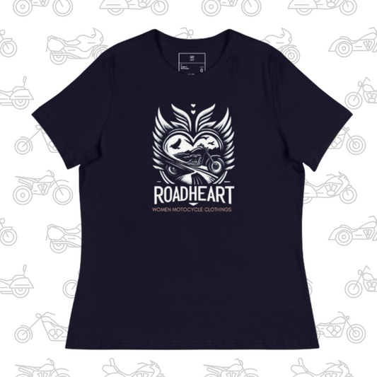 Original RoadHeart Women Motocycle T-Shirt