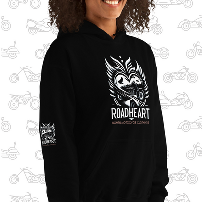 Sweat à capuche Moto Femme RoadHeart Wings Of Freedom Original